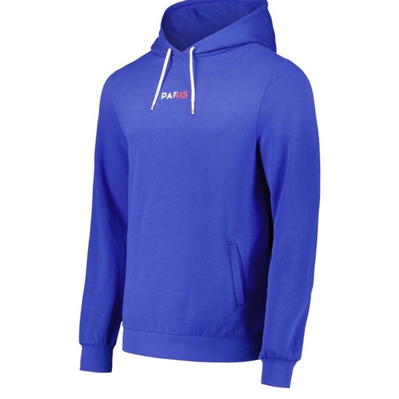 NWT Blue Paris Saint-Germain Men's Core Cool Hoodie XXL - Picture 3 of 10